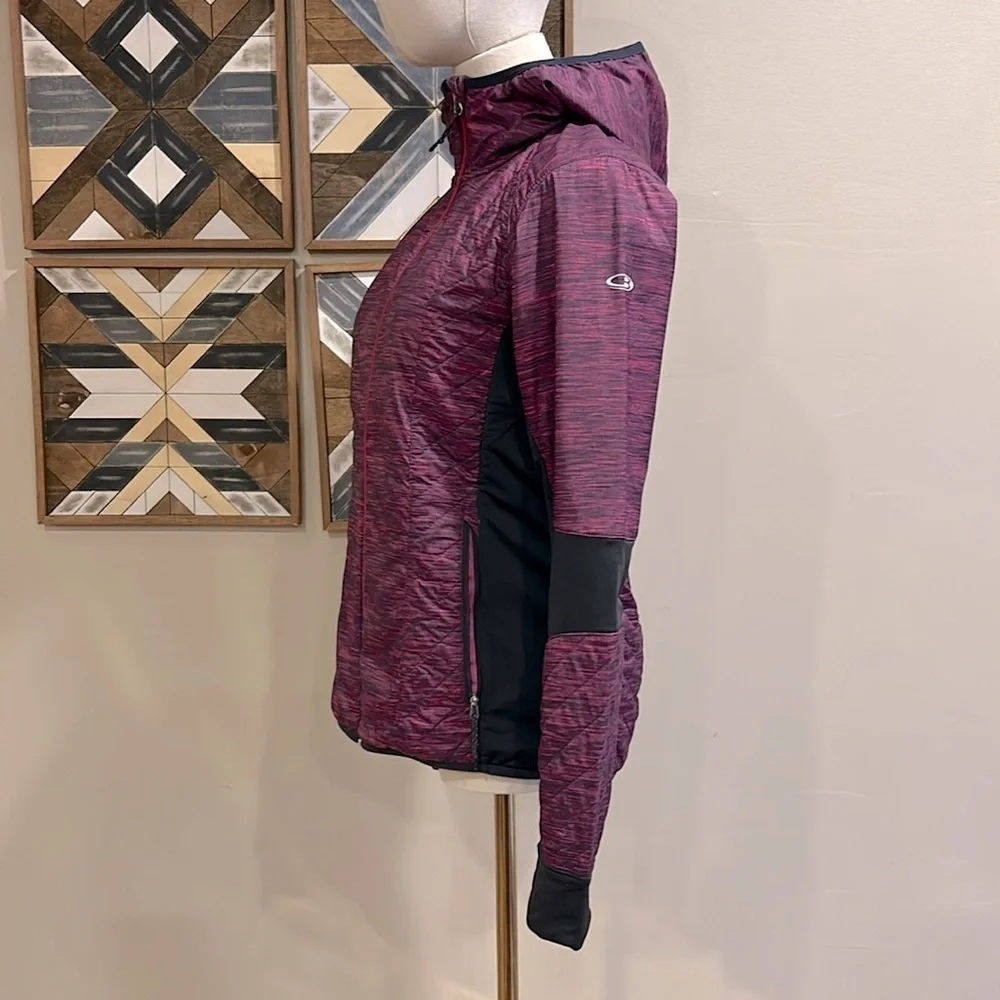 Icebreaker Women's MerinoLOFT™ Helix Long Sleeve Zip Hood Fraser Peaks Jacket S - Picture 3 of 9